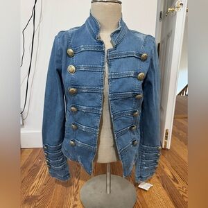 NWT Free People Denim Jacket Sz M